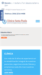 Mobile Screenshot of clinicasantapaula.com